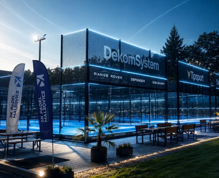 Padelové kurty SK Padel Malšovice v Hradci Králové